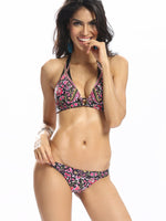 Wholesale Floral Print Two Piece Bikinis