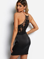 NEW FEELING Womens Black Sexy Dresses