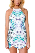 Wholesale Floral Print Mini Dresses