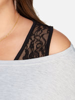 ODM Ladies Half Sleeve Plus Size Tops