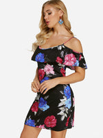 OEM Ladies Black Mini Dresses