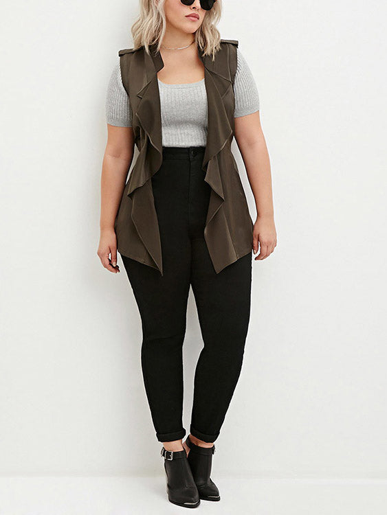 ODM Ladies Sleeveless Plus Size Tops