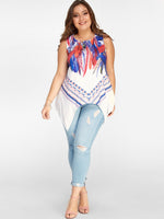 ODM Ladies Sleeveless Plus Size Tops