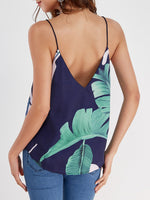 NEW FEELING Womens Navy Camis