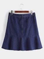 NEW FEELING Womens Navy Plus Size Bottoms