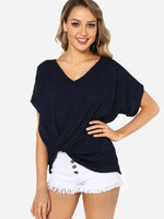 OEM Ladies Blue T-Shirts