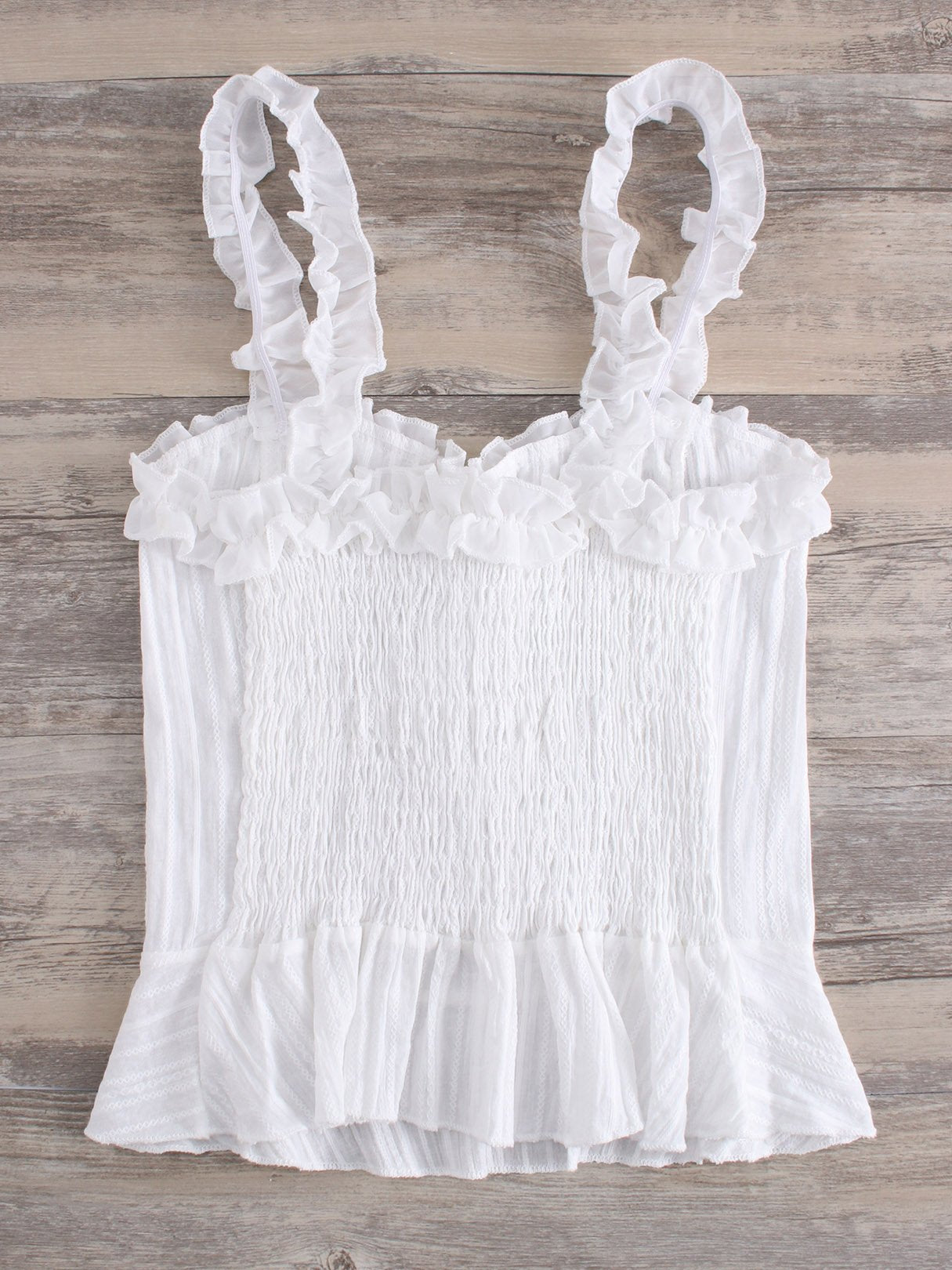 OEM Ladies White Camis