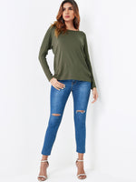 OEM ODM Womens Long Sleeve Top
