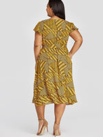 ODM Ladies Short Sleeve Plus Size Dress