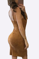 Custom White Gold Short Dress