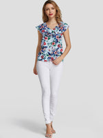 NEW FEELING Womens Light Blue Camis