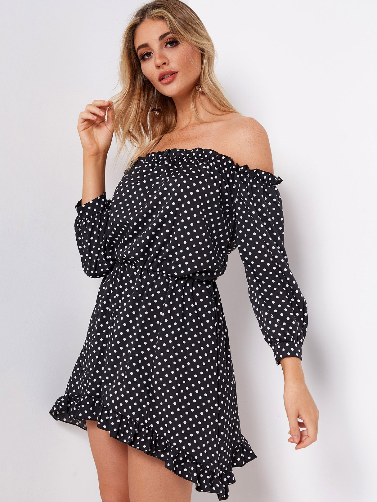 ODM Ladies 3/4 Sleeve Dresses
