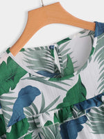 NEW FEELING Womens Floral Plus Size Tops