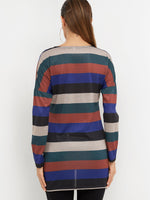 NEW FEELING Womens Color Block T-Shirts