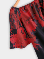 OEM Ladies Red Off The Shoulder Dresses