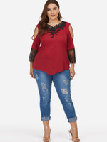 Womens Plus Size Long Tops