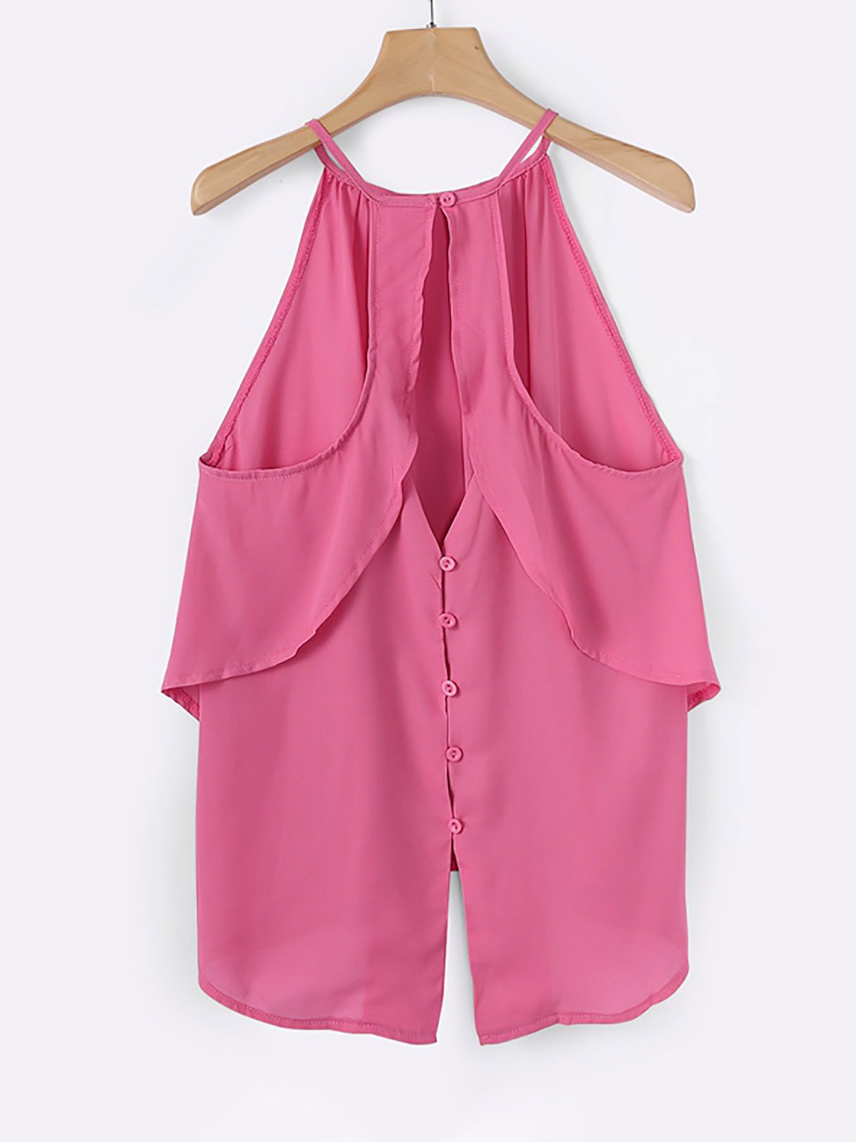 NEW FEELING Womens Rose Camis