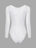 NEW FEELING Womens White One-Pieces
