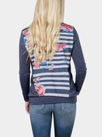 NEW FEELING Womens Navy T-Shirts