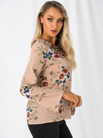 NEW FEELING Womens Beige T-Shirts