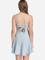 NEW FEELING Womens Green V-Neck Dresses