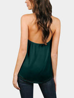 NEW FEELING Womens Green Camis
