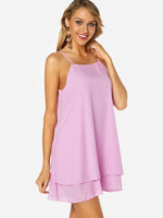 ODM Ladies Sleeveless Mini Dresses