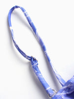 NEW FEELING Womens Blue Bikinis