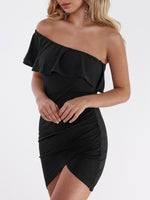 OEM Ladies Black Mini Dresses