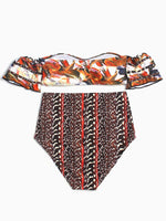 NEW FEELING Womens Red Bikinis
