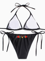 NEW FEELING Womens Black Plus Size Swimwear