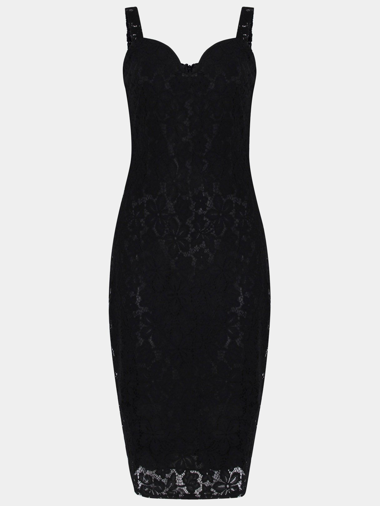 OEM Ladies Black V-Neck Dresses