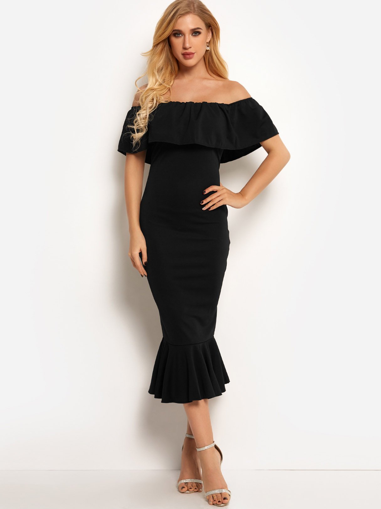 Custom Full Sleeve Long Dress