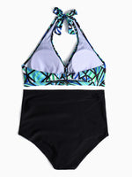 NEW FEELING Womens Multi Plus Size Swimwear