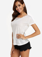 ODM Ladies Short Sleeve T-Shirts