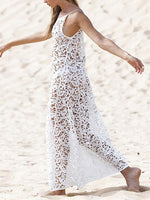 OEM Ladies White Maxi Dresses