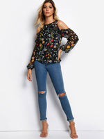 ODM Ladies Long Sleeve Blouses