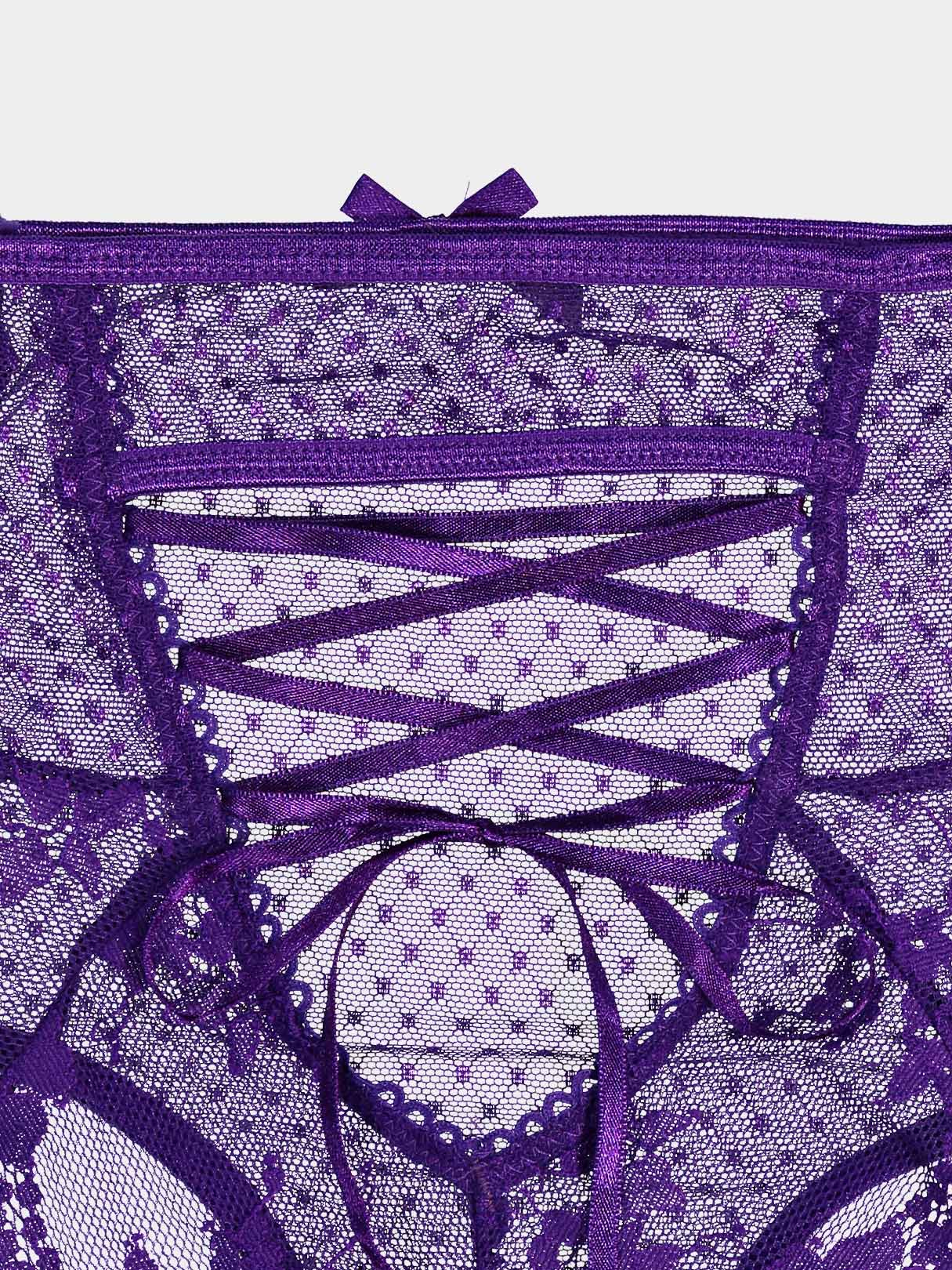 OEM Ladies Purple Plus Size Intimates