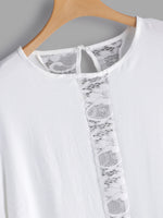 OEM Ladies White Plus Size Tops