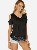 OEM Ladies Black T-Shirts