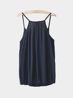 NEW FEELING Womens Navy Camis