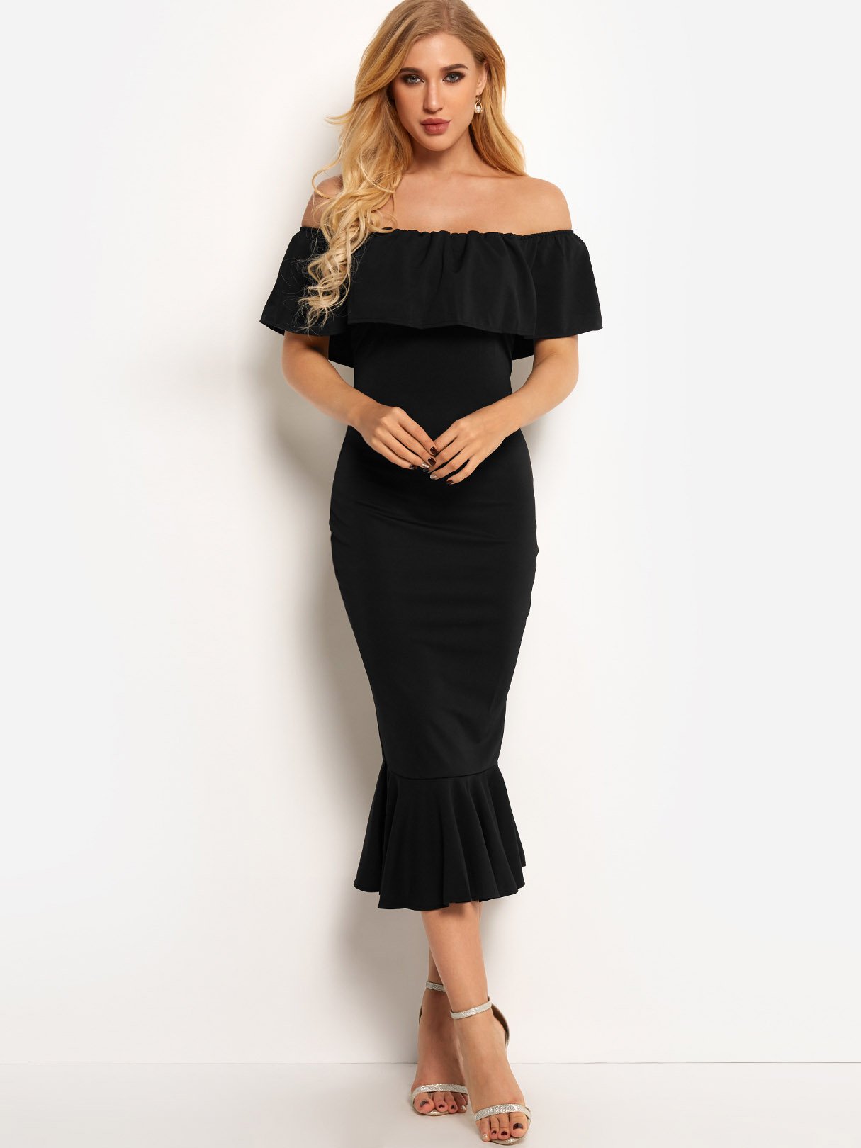 Custom Ladies Off The Shoulder Dresses