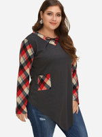 OEM Ladies Grey Plus Size Tops