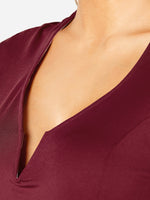 OEM ODM Womens Purple V-Neck Dresses
