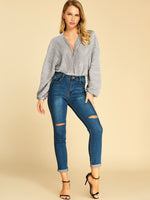 NEW FEELING Womens Grey Bodysuits