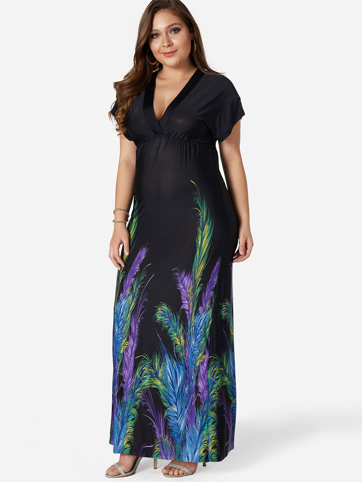 OEM Ladies Black Plus Size Dresses