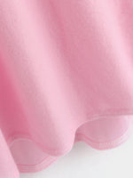 OEM Ladies Pink Shirt Dresses