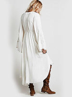 NEW FEELING Womens White Casual Dresses