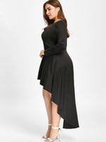 OEM Ladies Black Plus Size Dresses