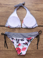 NEW FEELING Womens White Bikinis